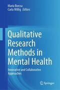 Willig / Borcsa |  Qualitative Research Methods in Mental Health | Buch |  Sack Fachmedien