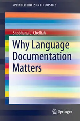 Chelliah |  Why Language Documentation Matters | eBook | Sack Fachmedien