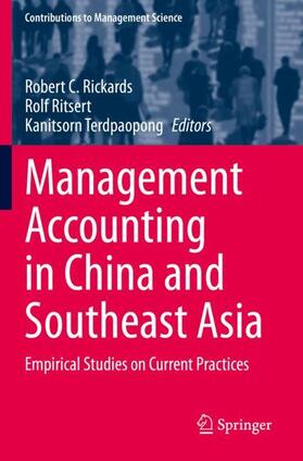 Rickards / Terdpaopong / Ritsert | Management Accounting in China and Southeast Asia | Buch | 978-3-030-66244-8 | sack.de