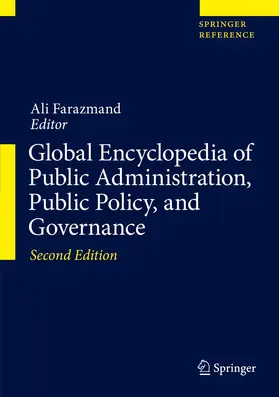 Farazmand |  Global Encyclopedia of Public Administration, Public Policy, and Governance | Buch |  Sack Fachmedien