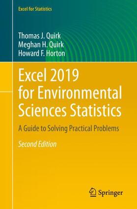 Quirk / Horton | Excel 2019 for Environmental Sciences Statistics | Buch | 978-3-030-66276-9 | sack.de
