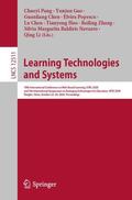 Pang / Gao / Chen |  Learning Technologies and Systems | Buch |  Sack Fachmedien