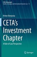 Dionysiou |  CETA's Investment Chapter | Buch |  Sack Fachmedien