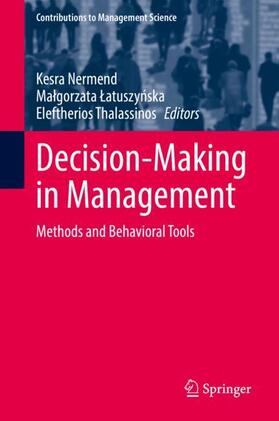 Nermend / Thalassinos / Latuszynska | Decision-Making in Management | Buch | 978-3-030-67019-1 | sack.de