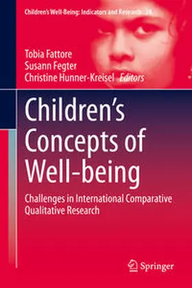 Fattore / Fegter / Hunner-Kreisel |  Children’s Concepts of Well-being | eBook | Sack Fachmedien