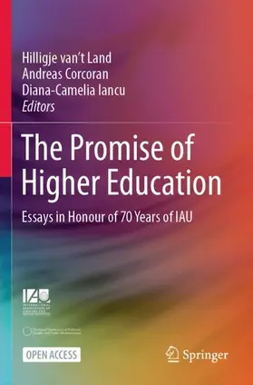 van't Land / Iancu / Corcoran |  The Promise of Higher Education | Buch |  Sack Fachmedien