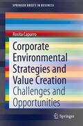 Capurro |  Corporate Environmental Strategies and Value Creation | Buch |  Sack Fachmedien