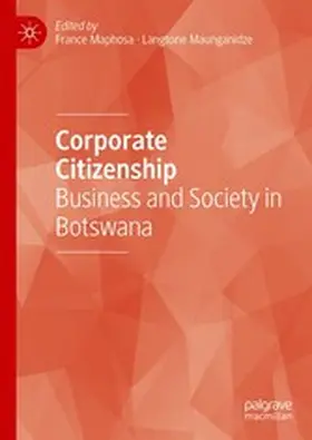 Maphosa / Maunganidze |  Corporate Citizenship | eBook | Sack Fachmedien