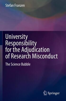 Franzen | University Responsibility for the Adjudication of Research Misconduct | Buch | 978-3-030-68065-7 | sack.de