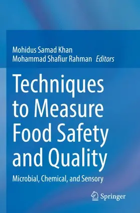 Shafiur Rahman / Khan |  Techniques to Measure Food Safety and Quality | Buch |  Sack Fachmedien