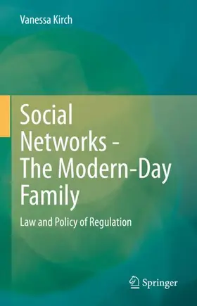 Kirch |  Social Networks  - The Modern-Day Family | Buch |  Sack Fachmedien