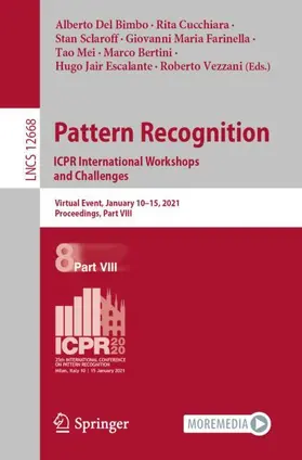 Del Bimbo / Cucchiara / Sclaroff |  Pattern Recognition. ICPR International Workshops and Challenges | Buch |  Sack Fachmedien