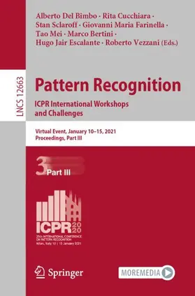 Del Bimbo / Cucchiara / Sclaroff |  Pattern Recognition. ICPR International Workshops and Challenges | Buch |  Sack Fachmedien
