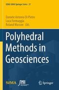Di Pietro / Masson / Formaggia |  Polyhedral Methods in Geosciences | Buch |  Sack Fachmedien