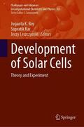Roy / Leszczynski / Kar |  Development of Solar Cells | Buch |  Sack Fachmedien