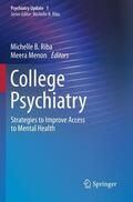 Menon / Riba |  College Psychiatry | Buch |  Sack Fachmedien