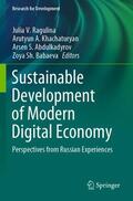 Ragulina / Babaeva / Khachaturyan |  Sustainable Development of Modern Digital Economy | Buch |  Sack Fachmedien