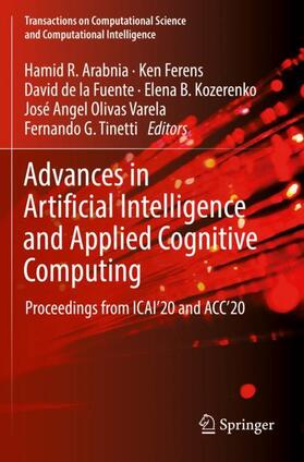 Arabnia / Ferens / de la Fuente | Advances in Artificial Intelligence and Applied Cognitive Computing | Buch | 978-3-030-70298-4 | sack.de