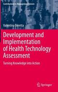 Beretta |  Development and Implementation of Health Technology Assessment | Buch |  Sack Fachmedien