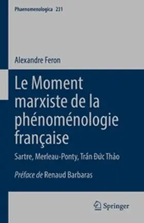 Feron | Le Moment marxiste de la phénoménologie française | E-Book | www.sack.de