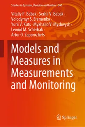 Babak / Eremenko / Kuts | Models and Measures in Measurements and Monitoring | E-Book | sack.de