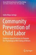 Maya Jariego |  Community Prevention of Child Labor | Buch |  Sack Fachmedien