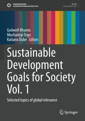 Nhamo / Dube / Togo | Sustainable Development Goals for Society Vol. 1 | Buch | 978-3-030-70950-1 | sack.de