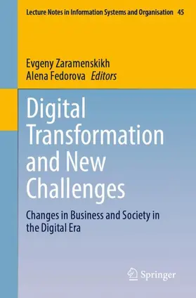 Fedorova / Zaramenskikh |  Digital Transformation and New Challenges | Buch |  Sack Fachmedien
