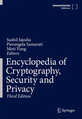 Jajodia / Yung / Samarati |  Encyclopedia of Cryptography, Security and Privacy | Buch |  Sack Fachmedien
