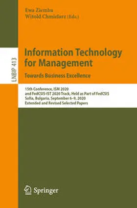 Ziemba / Chmielarz | Information Technology for Management: Towards Business Excellence | E-Book | sack.de