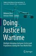 Vrints / Bost |  Doing Justice In Wartime | Buch |  Sack Fachmedien