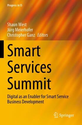 West / Ganz / Meierhofer | Smart Services Summit | Buch | 978-3-030-72092-6 | sack.de