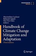 Lackner / Chen / Sajjadi |  Handbook of Climate Change Mitigation and Adaptation | Buch |  Sack Fachmedien
