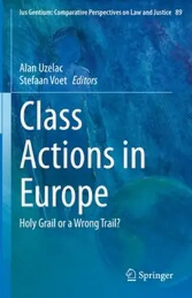 Uzelac / Voet | Class Actions in Europe | E-Book | www.sack.de