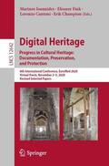 Ioannides / Champion / Fink |  Digital Heritage. Progress in Cultural Heritage: Documentation, Preservation, and Protection | Buch |  Sack Fachmedien