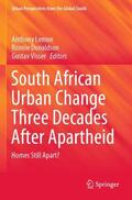 Lemon / Visser / Donaldson |  South African Urban Change Three Decades After Apartheid | Buch |  Sack Fachmedien