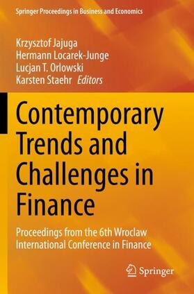 Jajuga / Staehr / Locarek-Junge | Contemporary Trends and Challenges in Finance | Buch | 978-3-030-73669-9 | sack.de