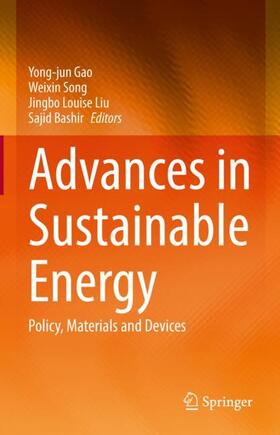 Gao / Bashir / Song | Advances in Sustainable Energy | Buch | 978-3-030-74405-2 | sack.de