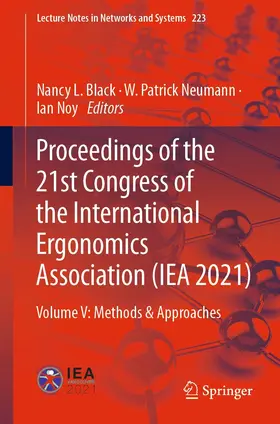 Black / Neumann / Noy | Proceedings of the 21st Congress of the International Ergonomics Association (IEA 2021) | E-Book | sack.de