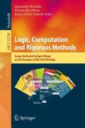 Raschke / Schewe / Riccobene |  Logic, Computation and Rigorous Methods | Buch |  Sack Fachmedien