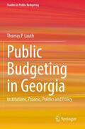 Lauth |  Public Budgeting in Georgia | Buch |  Sack Fachmedien