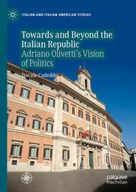 Cadeddu |  Towards and Beyond the Italian Republic | eBook | Sack Fachmedien