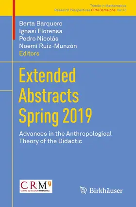 Barquero / Ruiz-Munzón / Florensa |  Extended Abstracts Spring 2019 | Buch |  Sack Fachmedien