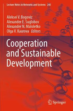 Bogoviz / Kaurova / Suglobov |  ¿ooperation and Sustainable Development | Buch |  Sack Fachmedien