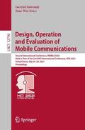 Wei / Salvendy |  Design, Operation  and Evaluation of  Mobile Communications | Buch |  Sack Fachmedien