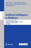 Tucker / Henriques Abreu / Riaño |  Artificial Intelligence in Medicine | Buch |  Sack Fachmedien