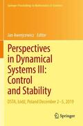 Awrejcewicz |  Perspectives in Dynamical Systems III: Control and Stability | Buch |  Sack Fachmedien