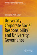 Poff |  University Corporate Social Responsibility and University Governance | eBook | Sack Fachmedien