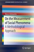Delmastro |  On the Measurement of Social Phenomena | eBook | Sack Fachmedien