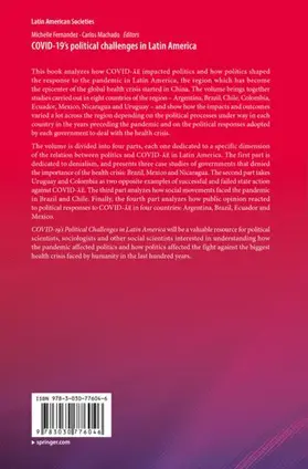 Fernandez / Machado |  COVID-19's political challenges in Latin America | Buch |  Sack Fachmedien